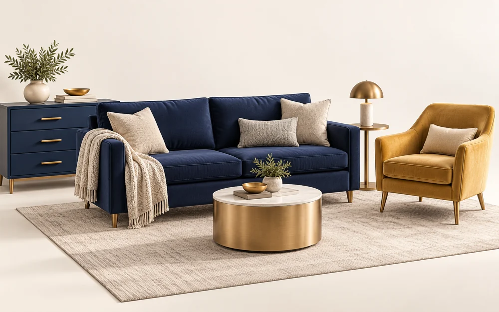 Furniture and appliance service illustration